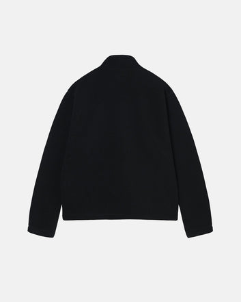 HALF ZIP MOCK NECK