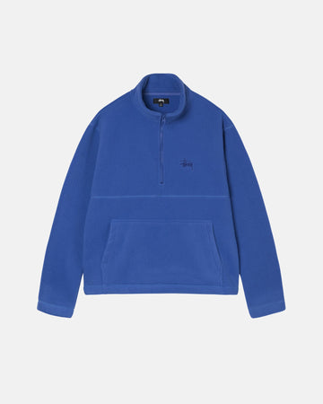 HALF ZIP MOCK NECK