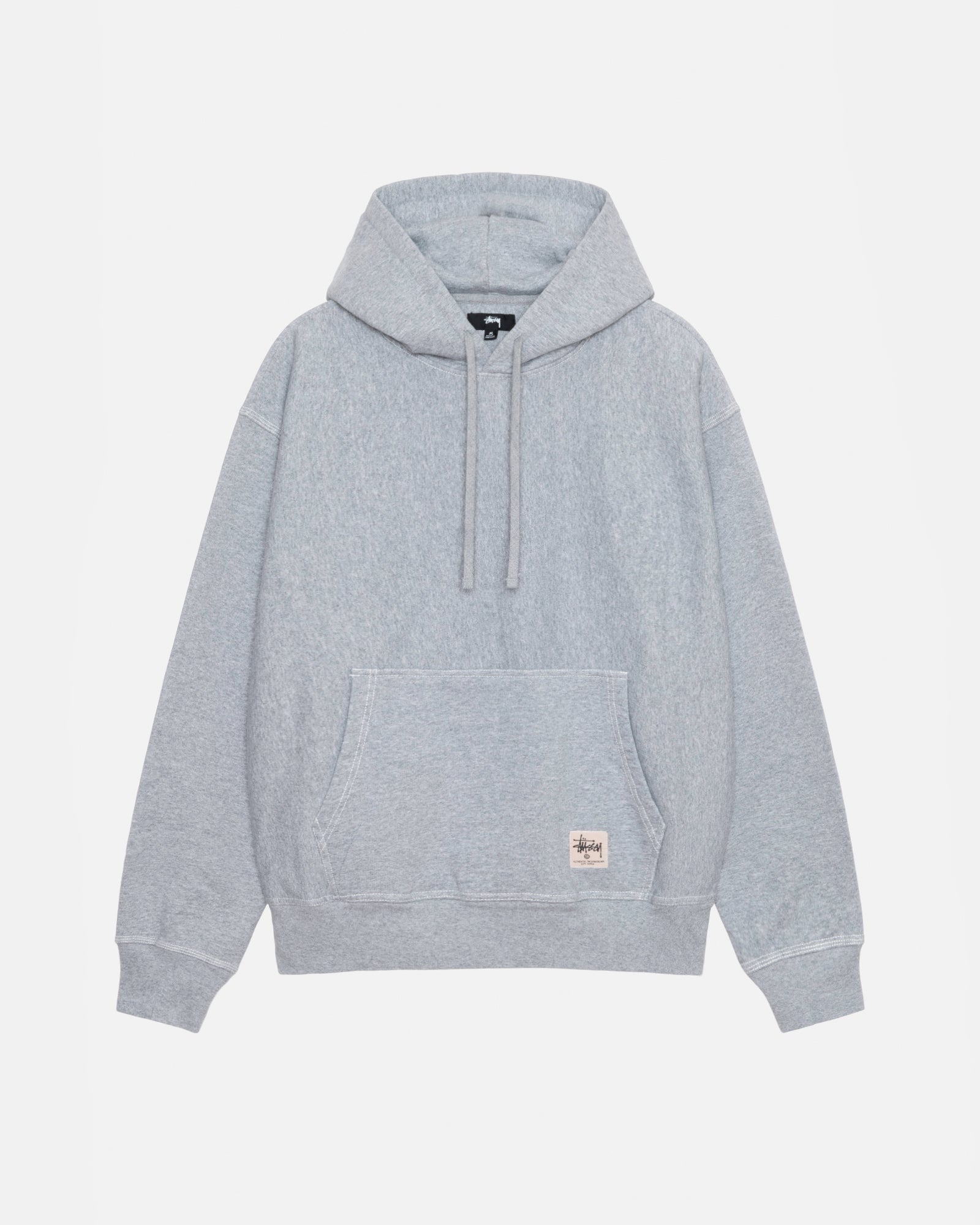 CONTRAST STITCH LABEL HOODIE