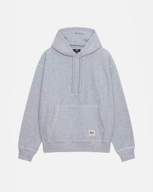 CONTRAST STITCH LABEL HOODIE