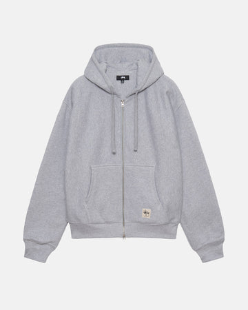 DOUBLE SIDED LABEL ZIP HOODIE