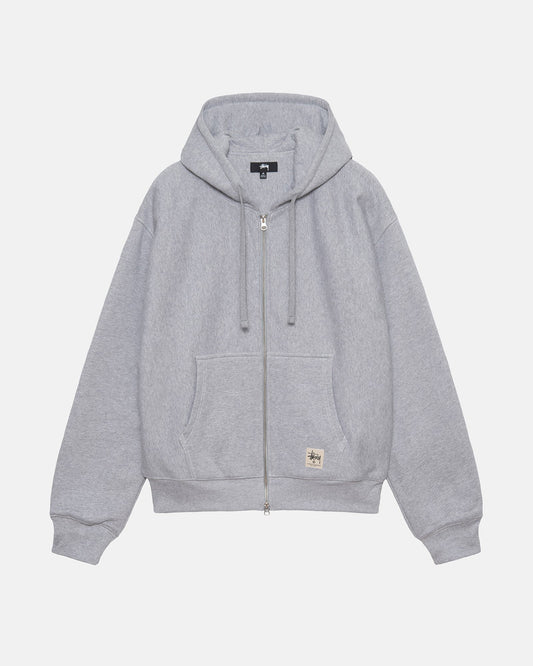 DOUBLE SIDED LABEL ZIP HOODIE