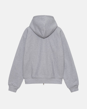 DOUBLE SIDED LABEL ZIP HOODIE