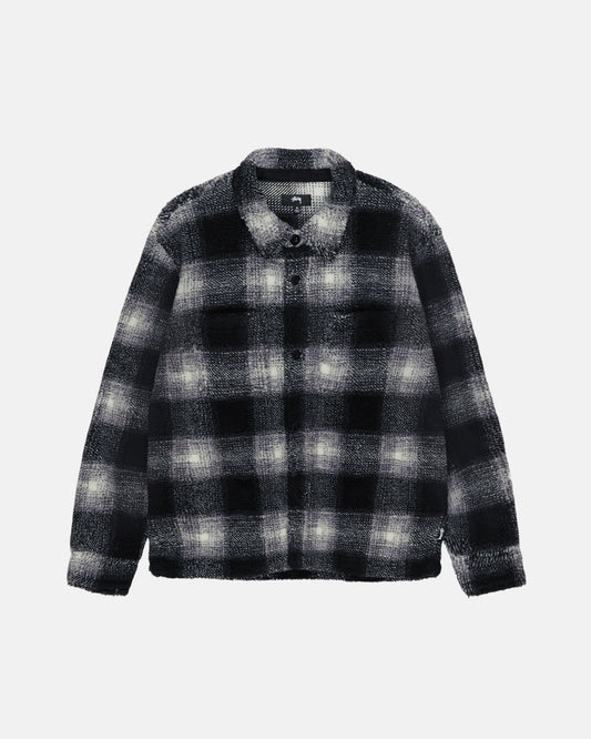 PLAID SHERPA SHIRT