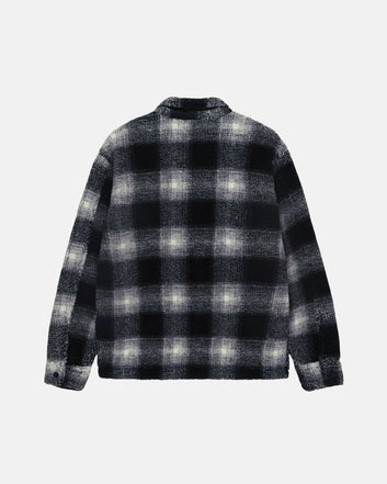 PLAID SHERPA SHIRT