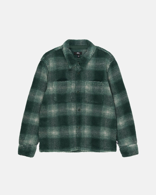 PLAID SHERPA SHIRT