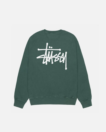 BASIC STÜSSY CREW PIGMENT DYED