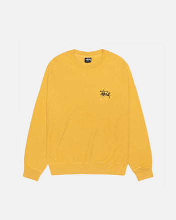 BASIC STÜSSY CREW PIGMENT DYED