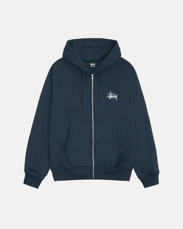 BASIC STÜSSY ZIP HOODIE