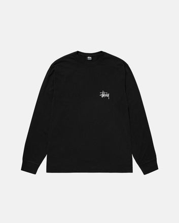 ベーシック ステューシー LS Tシャツ ピグメント染め