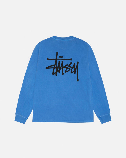 BASIC STÜSSY LS TEE PIGMENT DYED