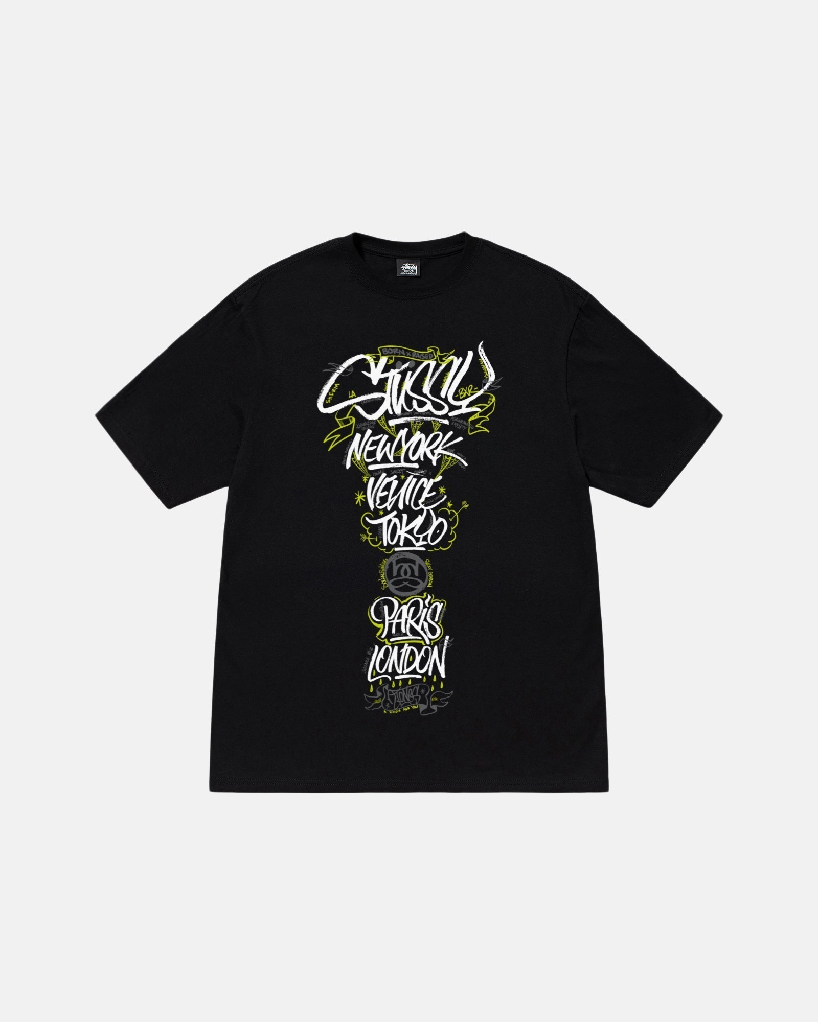 STÜSSY & BORN X RAISED HANDSTYLES TEE